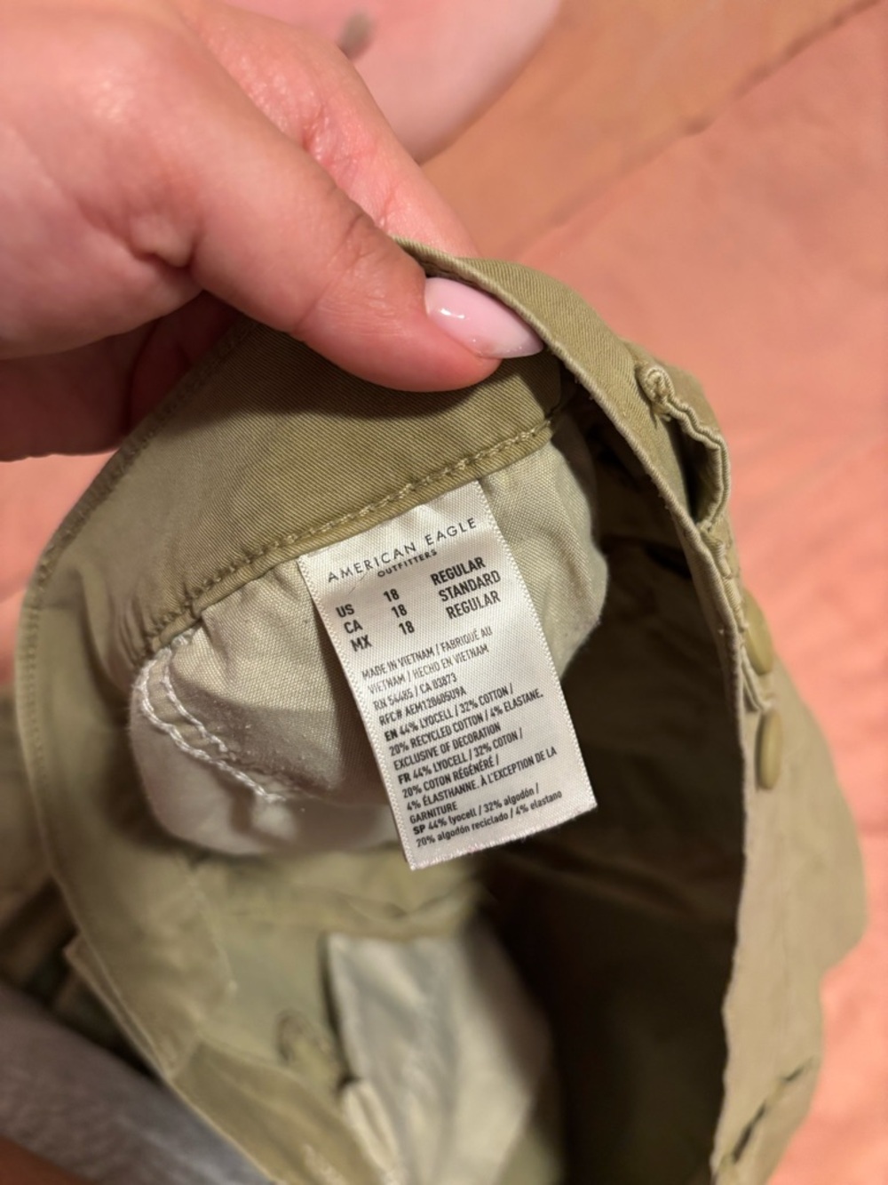 American Eagle Outfitters Stretch Barrel Cargo Pants - Picture 3 of 4